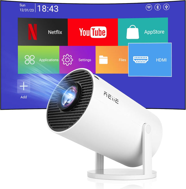 Proyector portátil HY300 PRO+ con Android 11