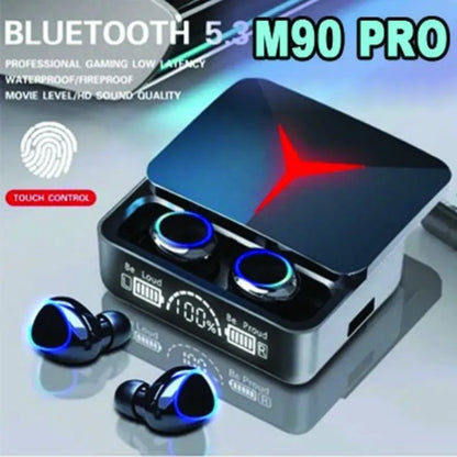 Audifonos inalambricos TWS M90 con estuche de carga