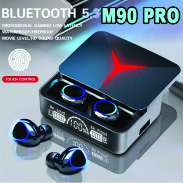 Audifonos inalambricos TWS M90 con estuche de carga
