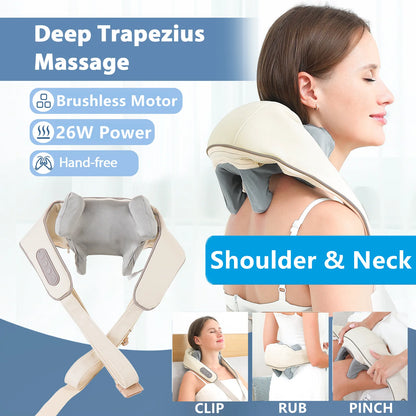 Masajeador cervical inalámbrico de cuello y hombros