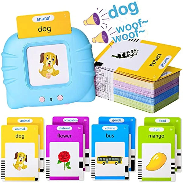 Tarjetas parlantes con lector recargable