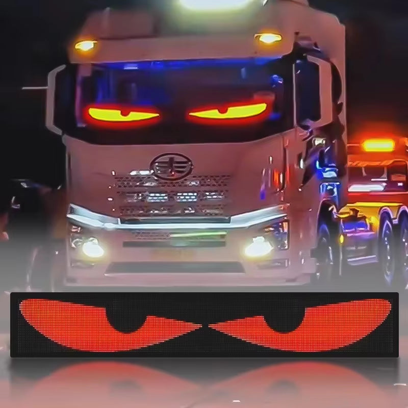 Cartel LED RGB Programable Por App Para Auto Y Tienda